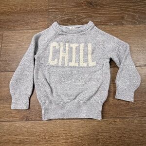 J. Crew Crewcuts Boys Chill Sweater Gray Fall/Winter Size 3 Toddler